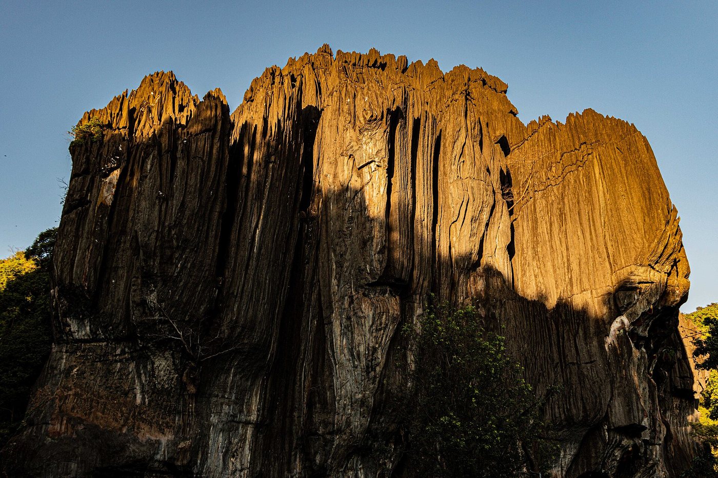 Yana Caves rock formation near Gokarna, Uttara Kannada, Karnataka